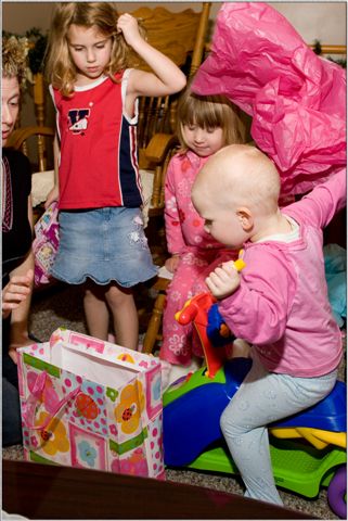 Olivia is getting right into opening!