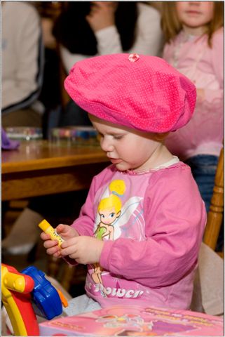 Isn't this a cute hat?  From Grandma Ray.